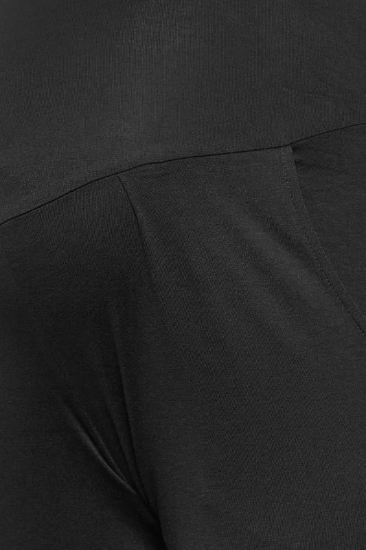 BUMP IT UP MATERNITY Curve Plus Size Black Harem Trousers | Yours Clothing  4