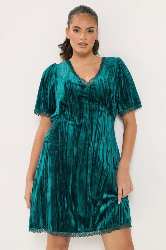 blue green plus size dress Occasion Dresses Type_Formal dresses