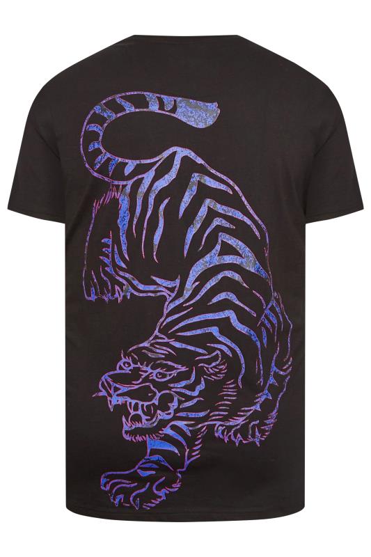 BadRhino Big & Tall Black Tokyo Tiger Print T-Shirt | BadRhino 6