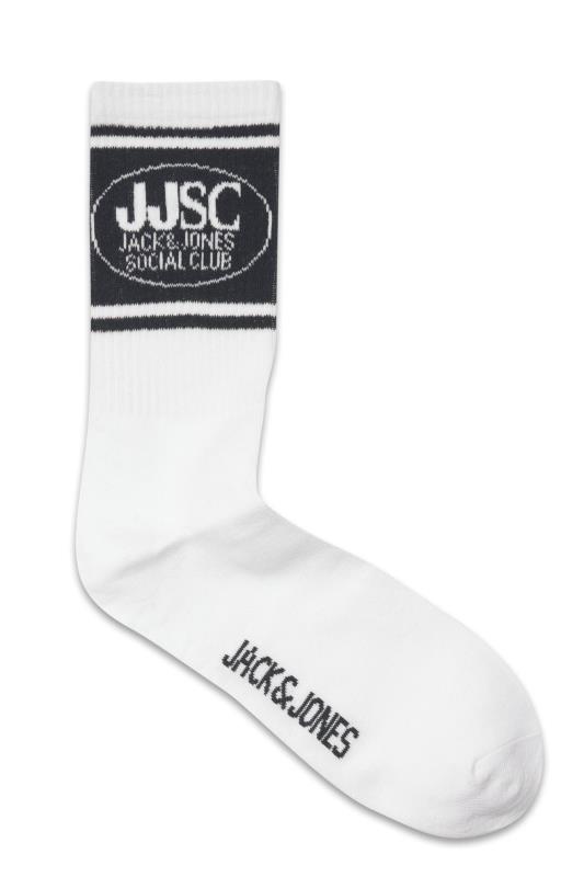 JACK & JONES White 5 Pack Club Tennis Socks 2