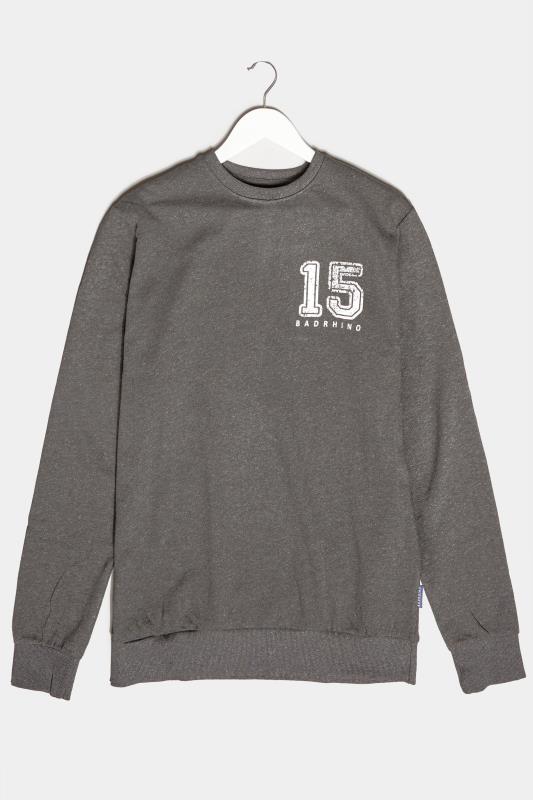 BadRhino Big & Tall Charcoal Grey Division 15 Sweatshirt 2