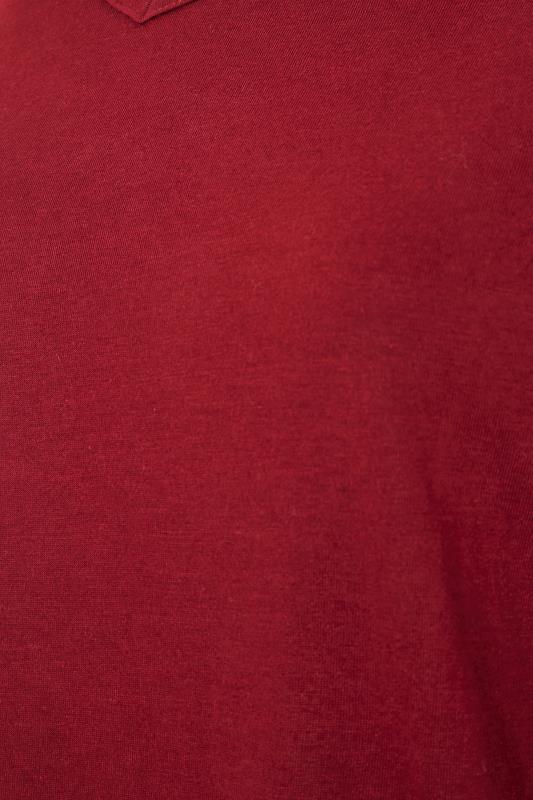 Wine Red V-Neck T-shirt_S.jpg