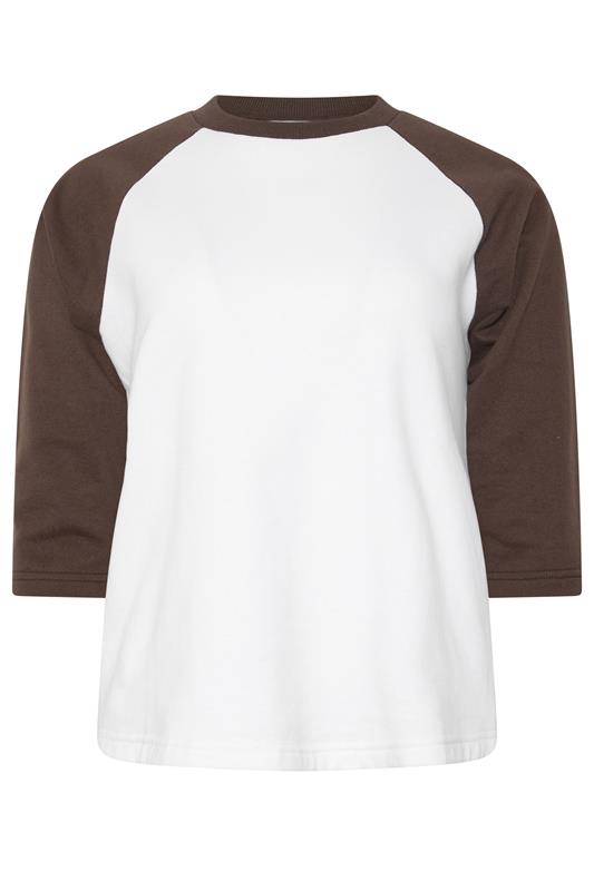 PixieGirl Petite Women's Chocolate Brown Raglan Sweatshirt | PixieGirl 1