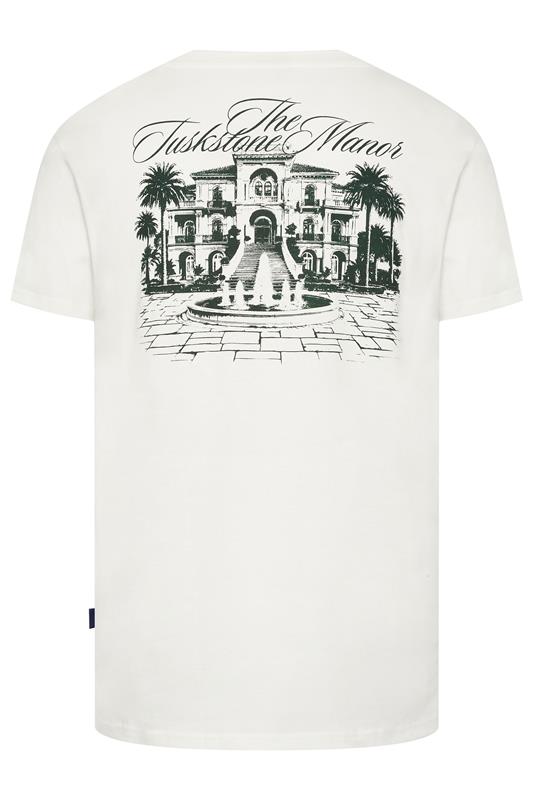 BadRhino Big & Tall White 'The Tuskstone Manor' Graphic T-Shirt | BadRhino  7