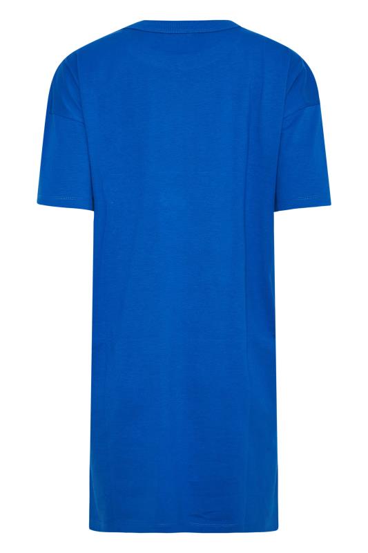 LTS Tall Women's Cobalt Blue Oversized Tunic T-Shirt | Long Tall Sally 7