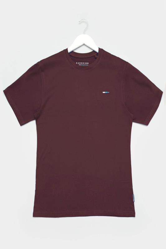 BadRhino Burgundy Plain T-Shirt_F.jpg