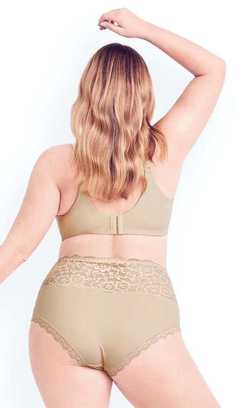 Hips and Curves Latte Brown T-Shirt Bra 2