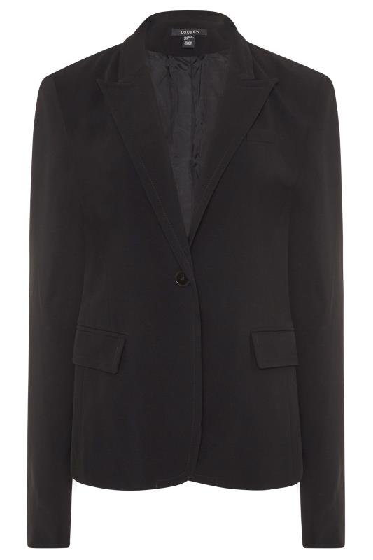 LOUBEN Black Triacetate Suit Jacket | Long Tall Sally
