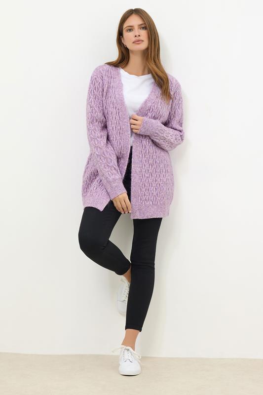 M&Co White Cable Knit Cardigan | M&Co 1