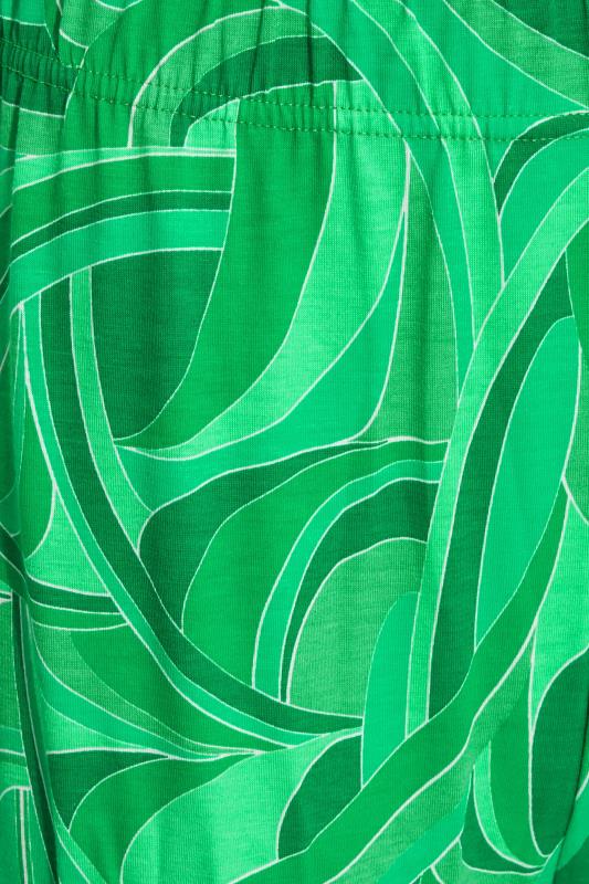 LTS Tall Women's Green Swirl Print Wide Leg Trousers | Long Tall Sally 3