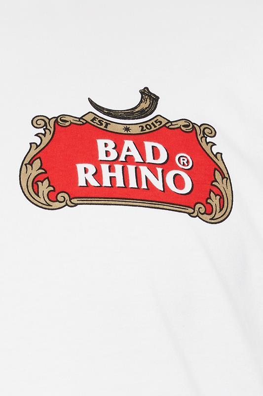BadRhino Big & Tall White Beer Graphic T-Shirt | BadRhino 8