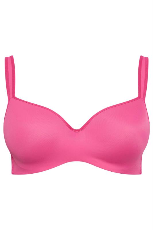 Plus Size  City Chic Pink Non-Wired Bra