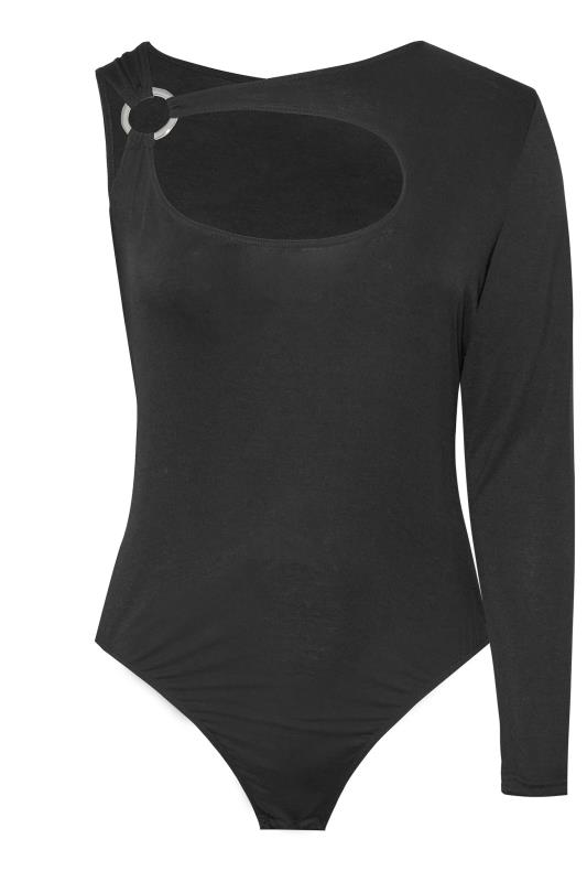 LIMITED COLLECTION Curve Black Ring Cut Out Bodysuit 7