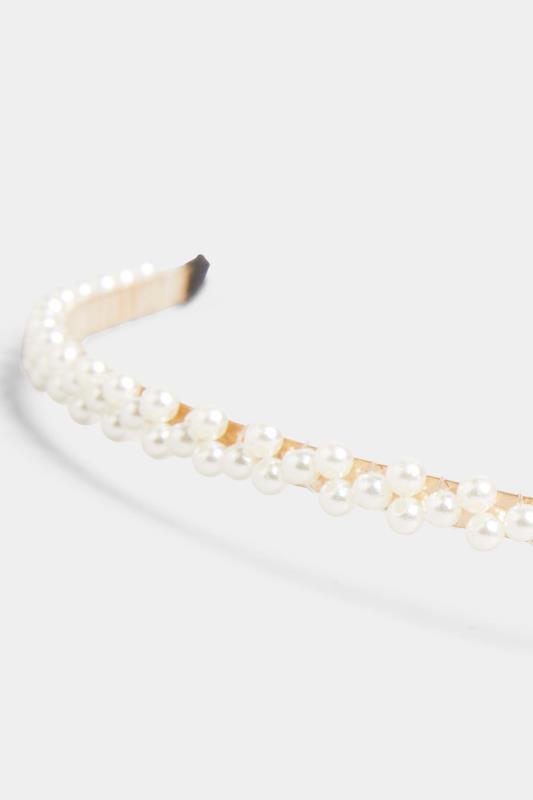 White Pearl Headband 4