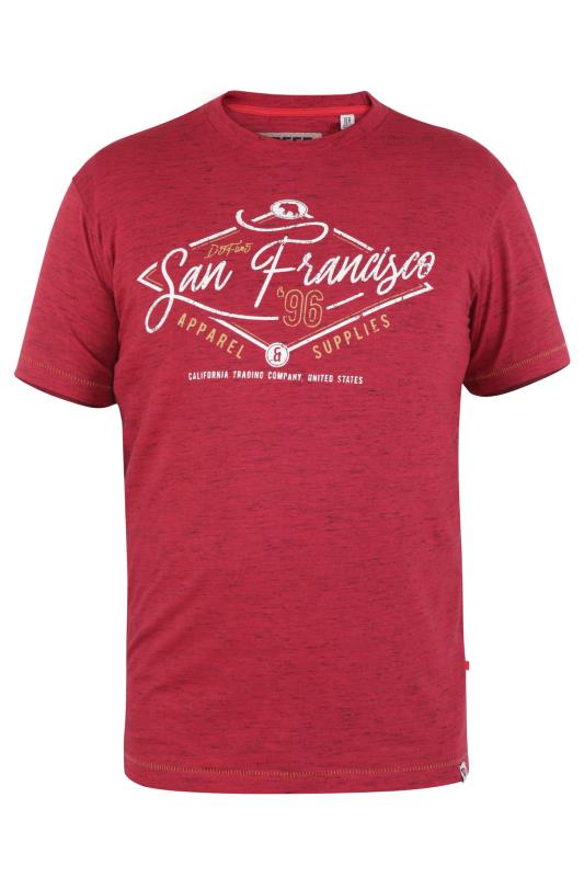 D555 Red San Francisco Print T-Shirt_F.jpg