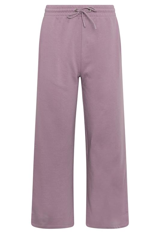 M&Co Petite Light Purple Wide Leg Joggers | M&Co 5
