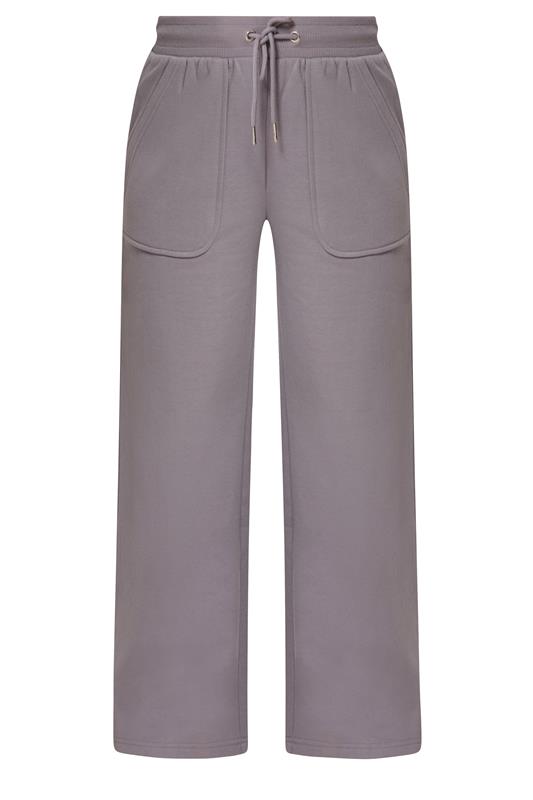 PixieGirl Petite Women's Lilac Purple Wide Leg Joggers | PixieGirl 5