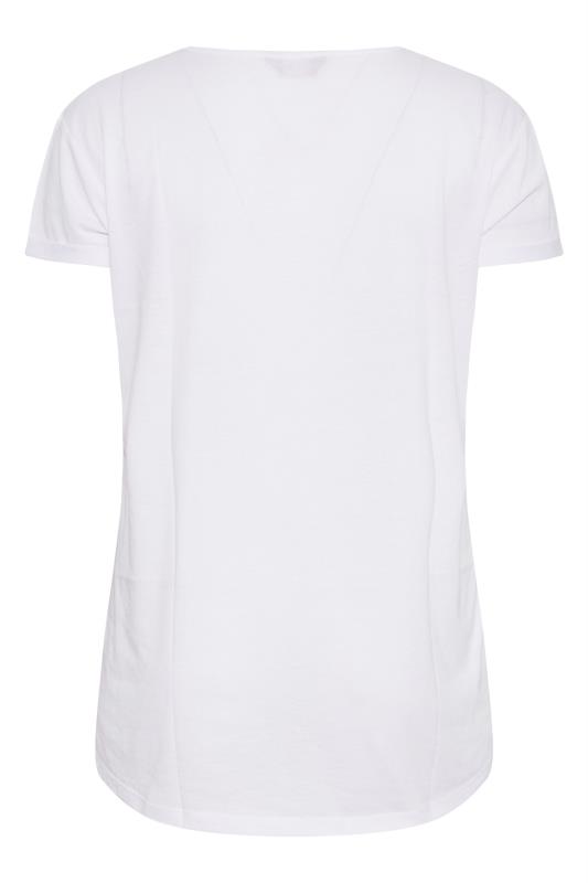 Plus Size White 'Bride' Slogan T-Shirt | Yours Clothing  7