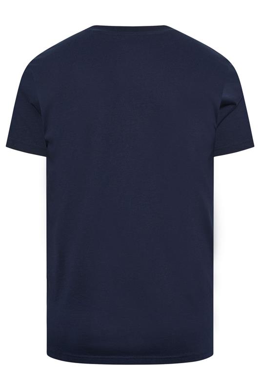 BadRhino Big & Tall Navy Blue Nashville Graphic T-Shirt | BadRhino 7
