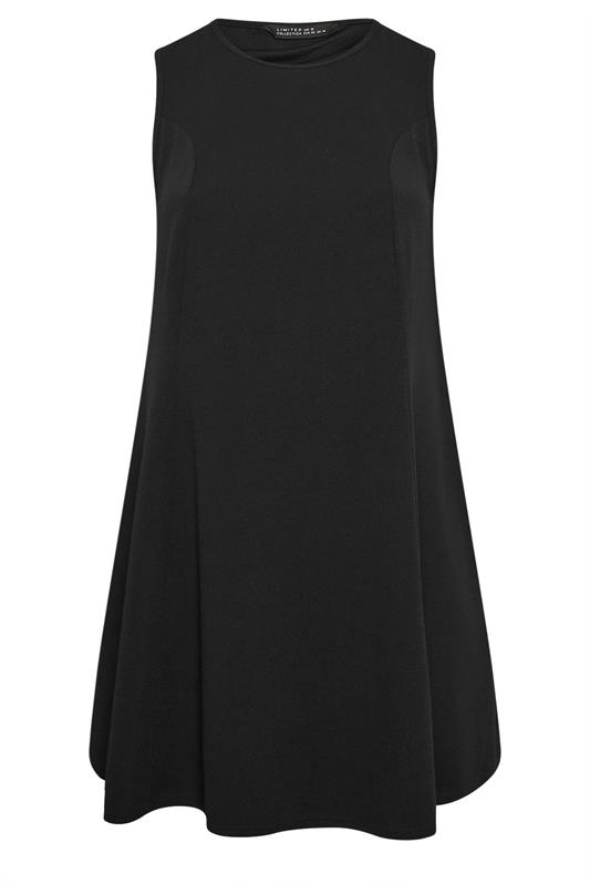 LIMITED COLLECTION Plus Size Black Seam Detail Dress | Yours Clothing 5