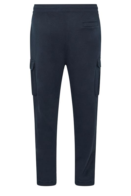 BadRhino Big & Tall Navy Blue Cargo Joggers | BadRhino 6