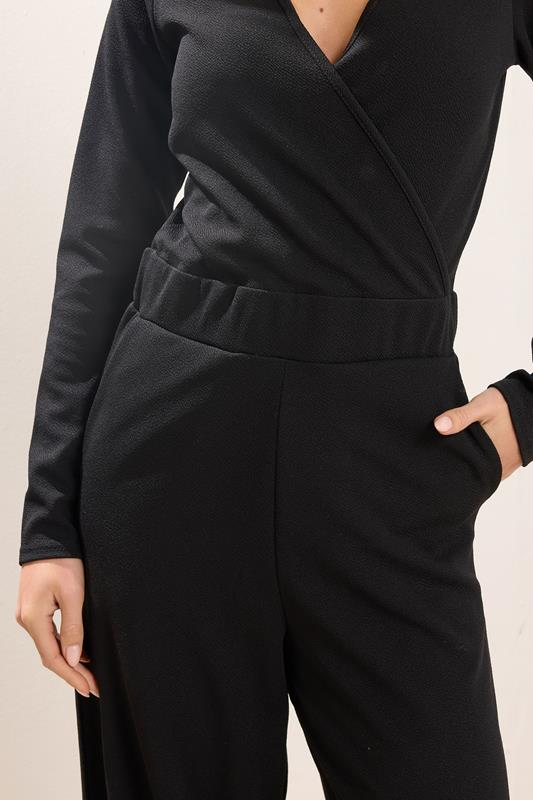 PixieGirl Petite Women's Black Wide Leg Jumpsuit | PixieGirl 2