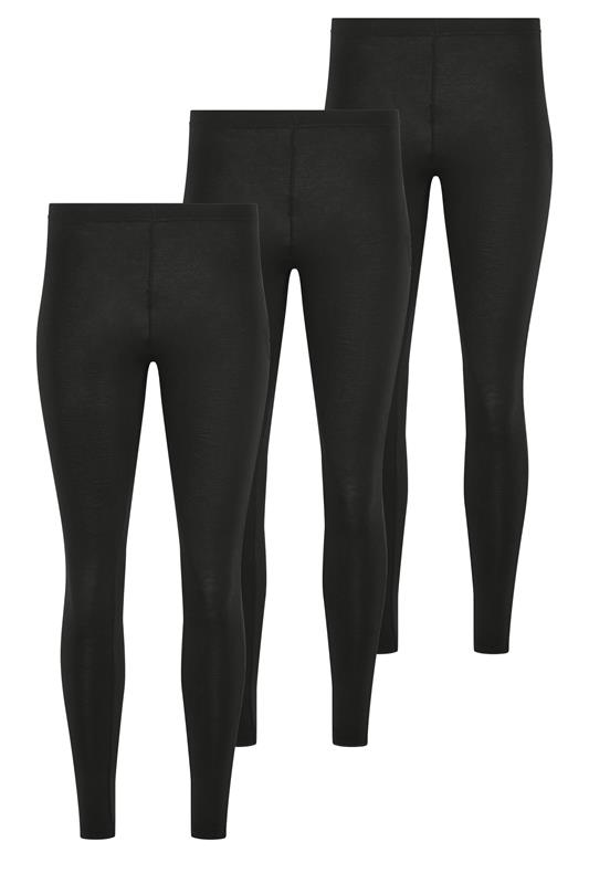  PixieGirl Petite – Leggings in Schwarz aus Baumwolle, 3er-Pack