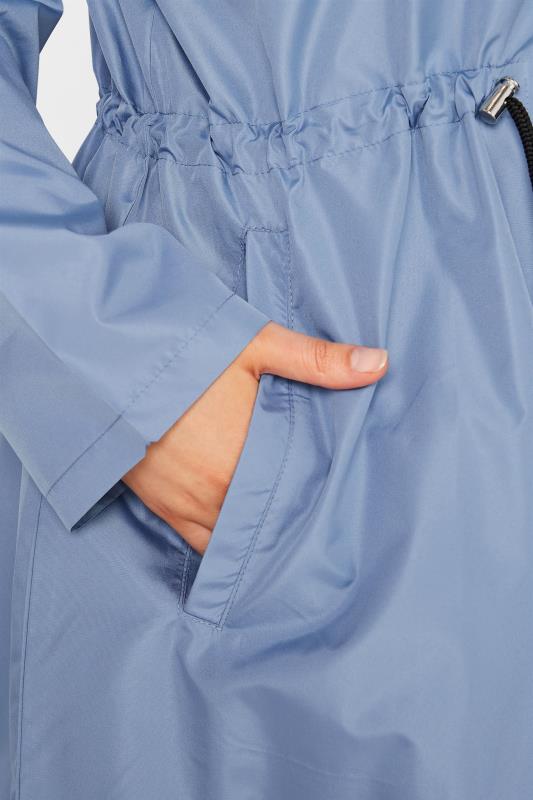 Plus Size Blue Pocket Parka | Yours Clothing 5