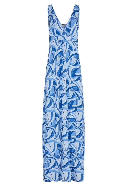 LTS Tall Women's Cobalt Blue Swirl Print Maxi Dress | Long Tall Sally 6
