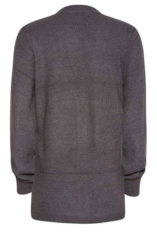 LTS Charcoal Grey Knitted Cardigan_BK.jpg
