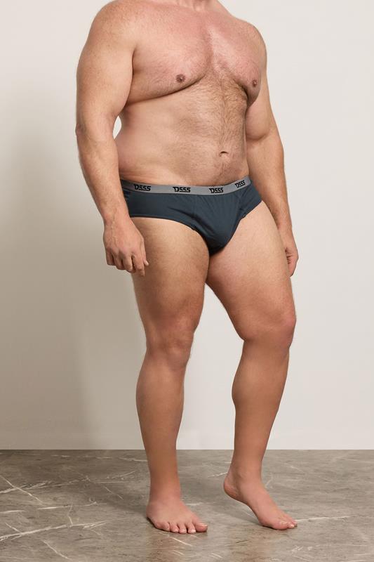 D555 Grey 3 PACK Briefs | BadRhino 2