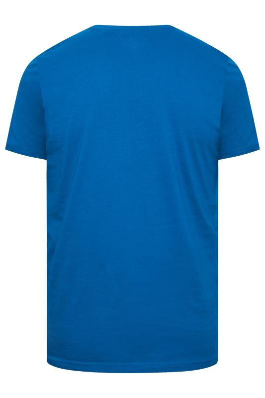 BadRhino Big & Tall Blue Surf Rider Print T-Shirt | BadRhino 4