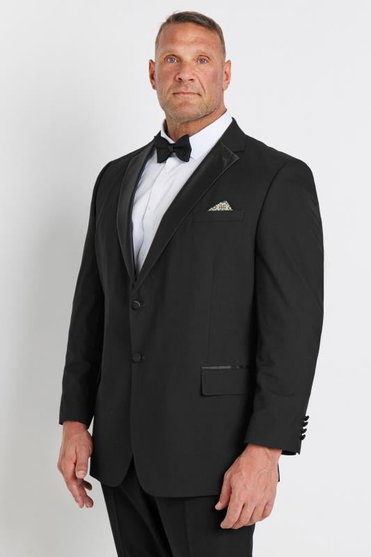 BadRhino Tailoring Big & Tall Black Dinner Jacket | BadRhino 1