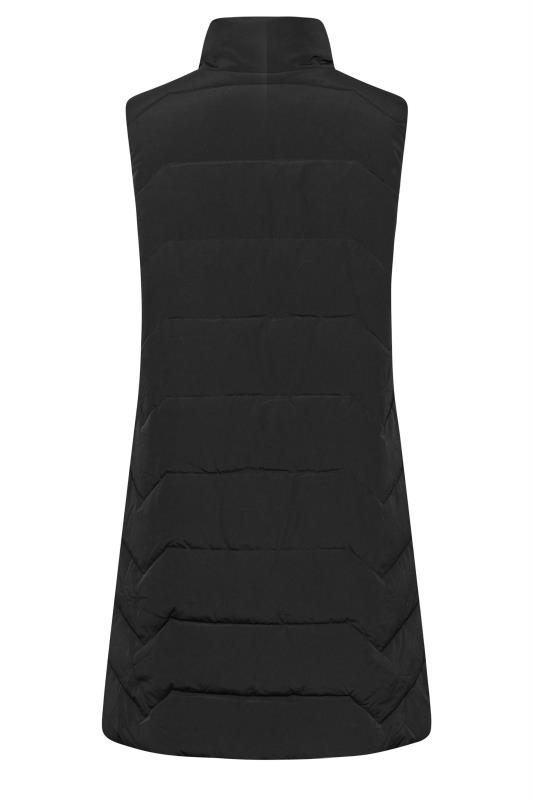 Plus Size Black Maxi Gilet | Yours Clothing  7