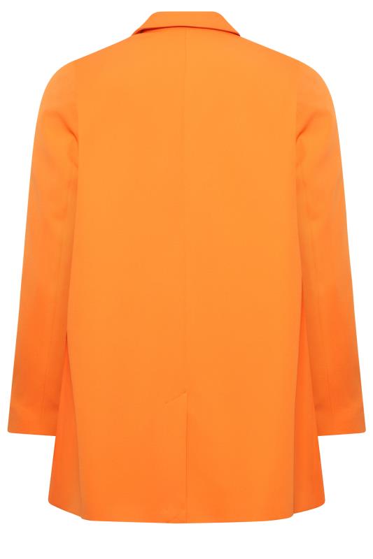 YOURS Plus Size Curve Orange Tailored Blazer 7