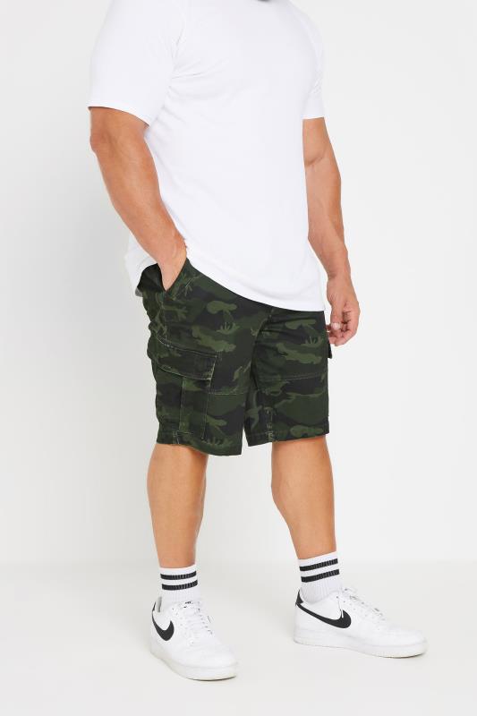 BadRhino Big & Tall Green Camo Cargo Shorts | BadRhino 2