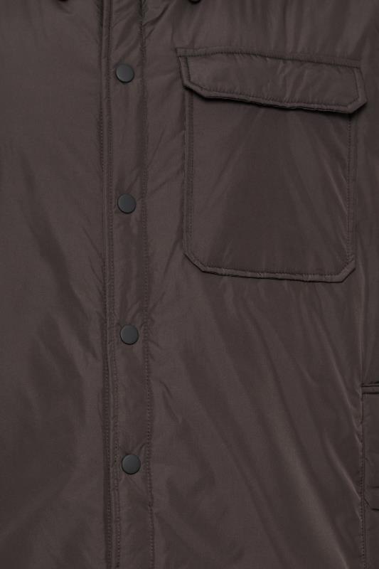 BadRhino Plus Size Mens Big & Tall Black Button Up Jacket | BadRhino  3