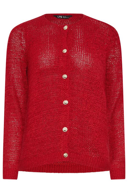 LTS Tall Women's Bright Red Knitted Cardigan | Long Tall Sally 5