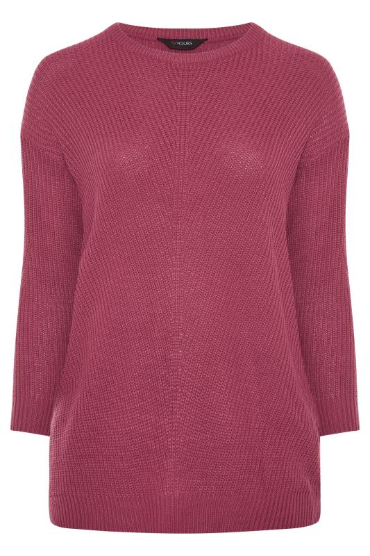 Curve Pink Knitted Jumper 5