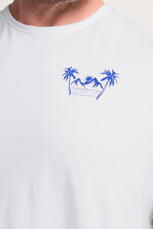 BadRhino Big & Tall Light Blue Sun Graphic Vest Top | BadRhino 7