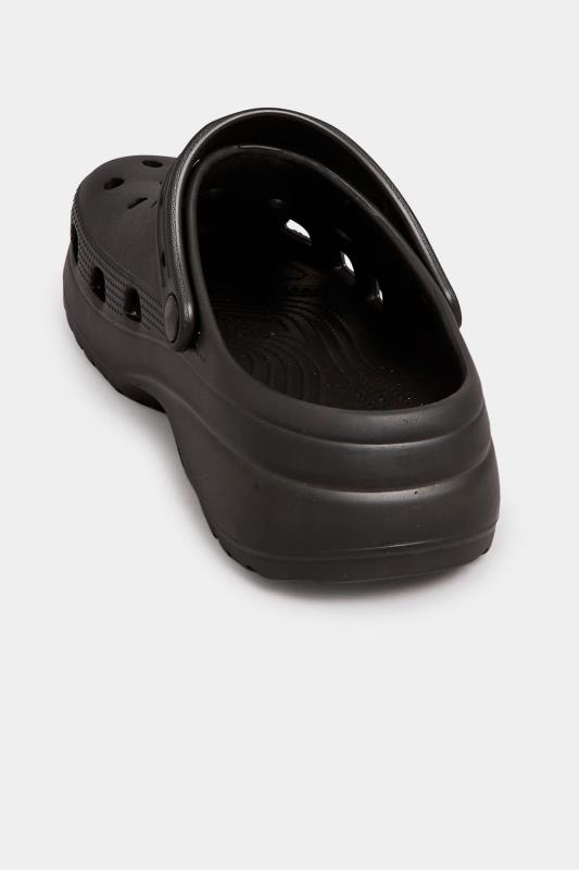 PixieGirl Black Platform Clog Sandal In Standard Fit | PixieGirl 5