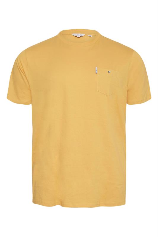 BEN SHERMAN Yellow Pocket T-Shirt | BadRhino 3