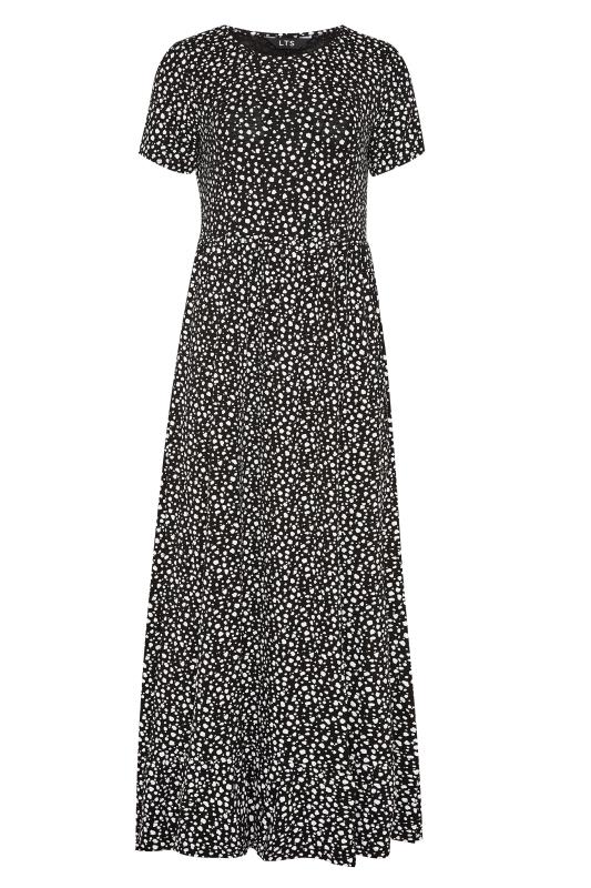 LTS Black Dalmatian Print Midaxi Dress_F.jpg