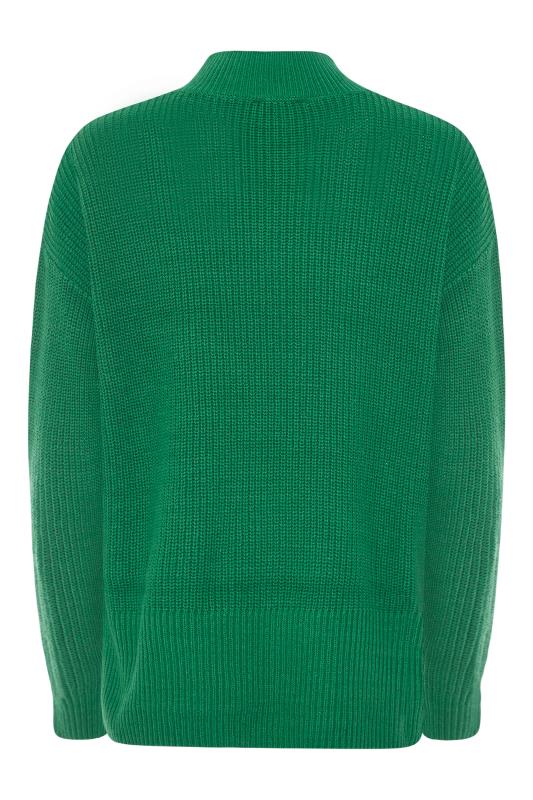 Green Chunky Knitted Jumper | Long Tall Sally
