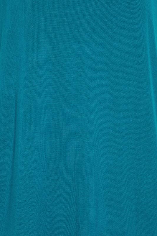 LTS Tall Women's Teal Blue V-Neck T-Shirt | Long Tall Sally 5