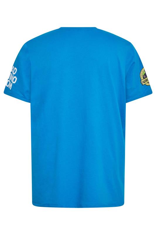 BadRhino Big & Tall Blue Ultimate Strongman T-Shirt 4