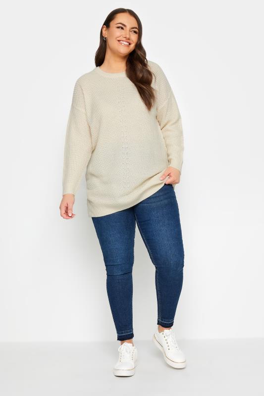 YOURS Plus Size Pink Essential Jumper | Yours Clothing
