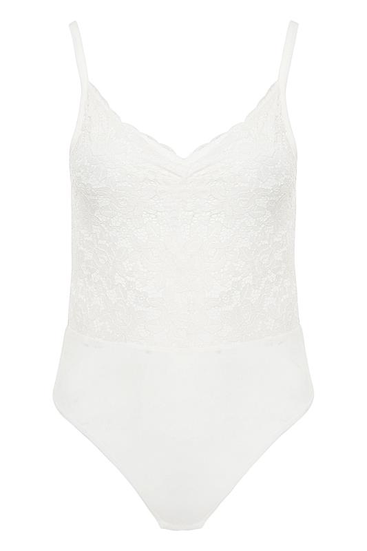 Plus Size LIMITED COLLECTION White Lace Bodysuit | Yours Clothing 8