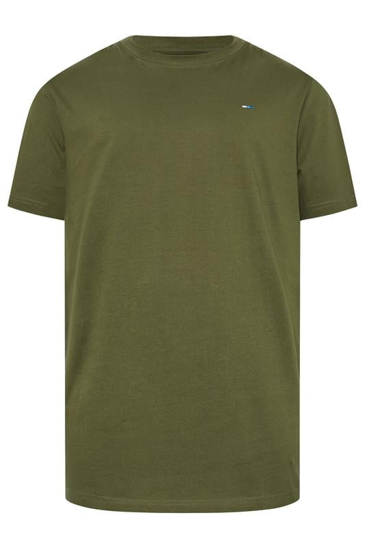 BadRhino Big & Tall Khaki Green Heavyweight T-Shirt | BadRhino 5