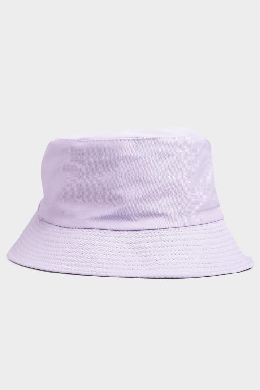 Lilac Purple Reversible Bucket Hat 1
